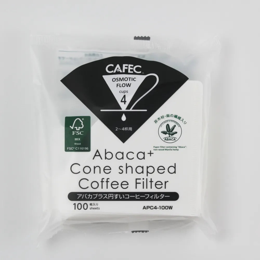 Abacaプラス円錐ペーパー4Cup用