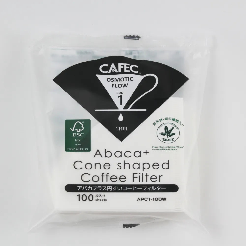 Abacaプラス円錐ペーパー1Cup用