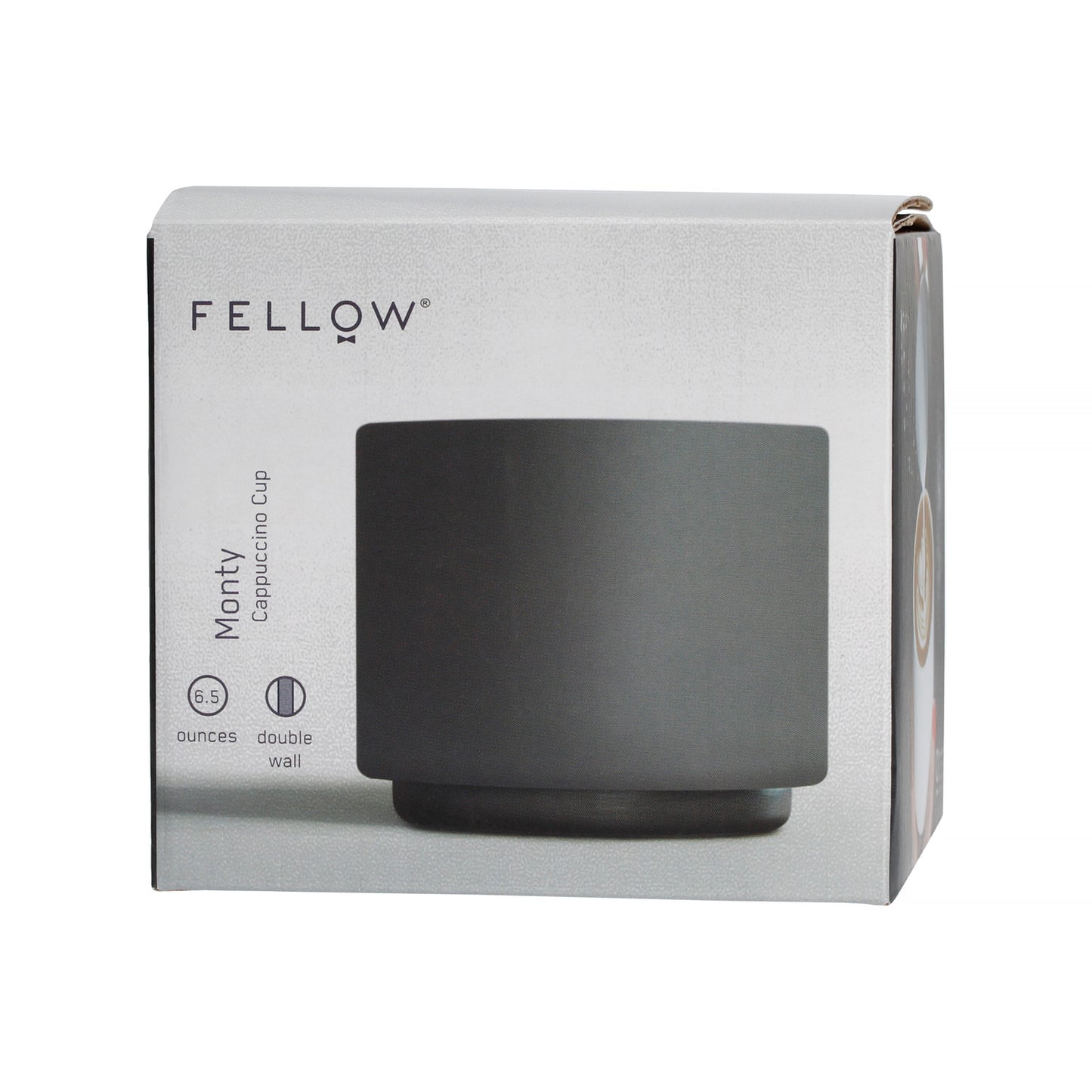 Fellow Monty Cappuccino Cup - Black - 190ml (6.5oz) モンティカプチーノカップ