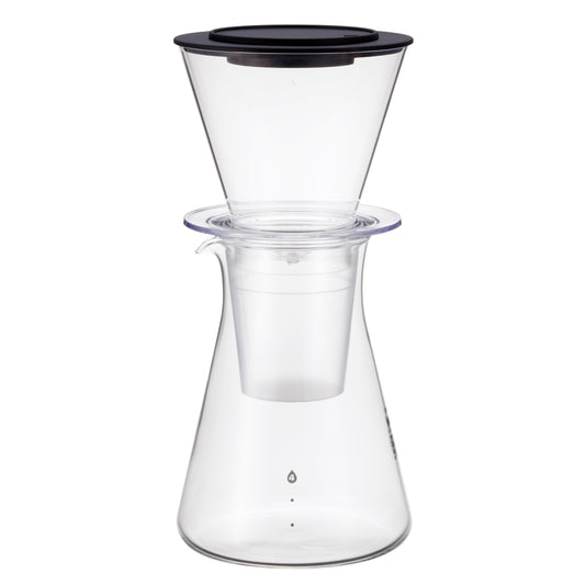 iwakiウォータードリップコーヒーサーバー 水とコーヒーをセットするだけで水出しコーヒー完成 440ml