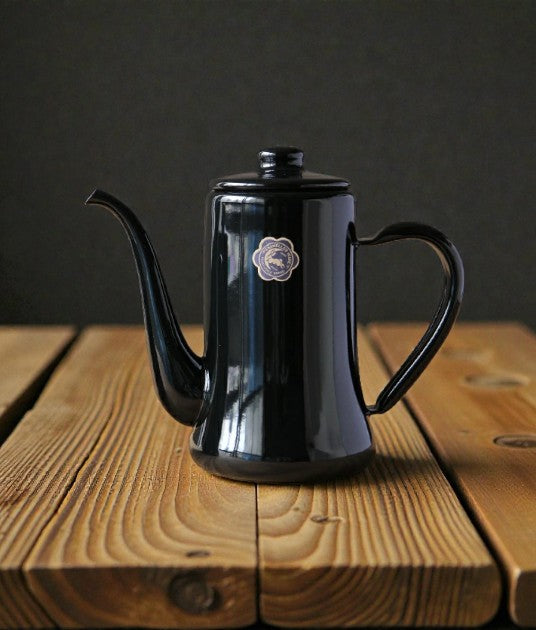 月兎印 スリムポット 1.2L 黒 ブラック