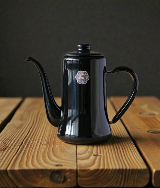 月兎印 スリムポット 1.2L 黒 ブラック