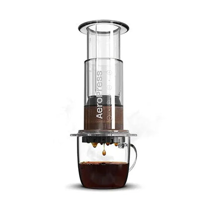 エアロプレス クリア AeroPress Coffee Maker Clear｜クリアなボディで楽しむ次世代コーヒープレス