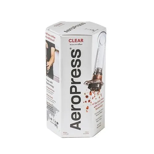 エアロプレス クリア AeroPress Coffee Maker Clear｜クリアなボディで楽しむ次世代コーヒープレス