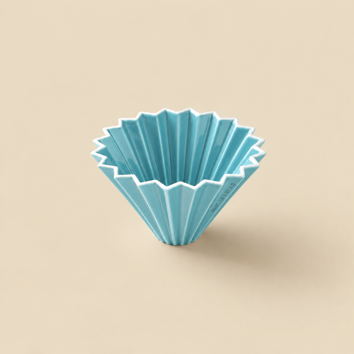 ORIGAMI ドリッパー S Turquoise ターコイズ｜1～2杯用・磁器/ 日本製