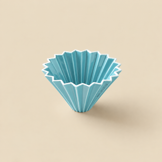 ORIGAMI ドリッパー S Turquoise ターコイズ｜1～2杯用・磁器/ 日本製