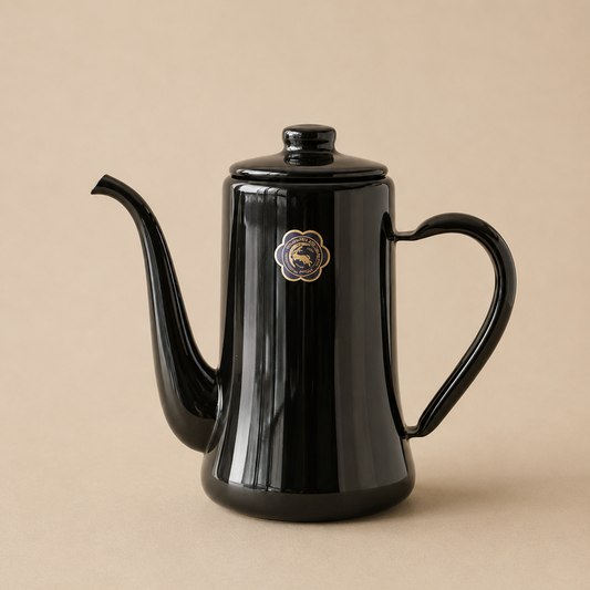 月兎印 スリムポット 1.2L 黒 ブラック