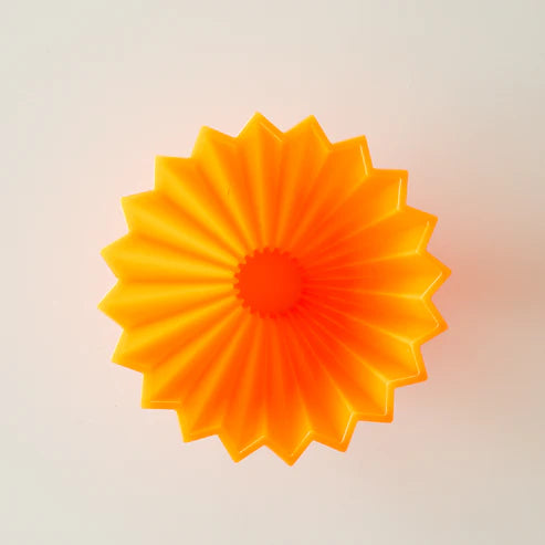 ORIGAMI ドリッパー エア S｜1～2杯用・軽量で扱いやすい樹脂製の本格ドリッパー Dripper Air S オレンジ