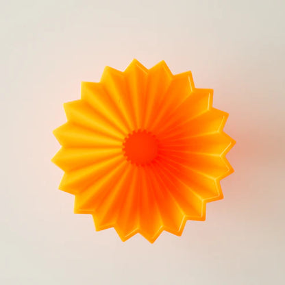 ORIGAMI ドリッパー エア S｜1～2杯用・軽量で扱いやすい樹脂製の本格ドリッパー Dripper Air S オレンジ
