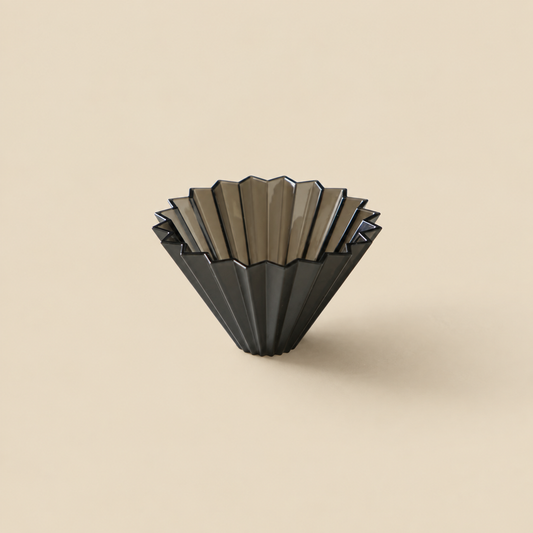 ORIGAMI ドリッパー エア S｜1～2杯用・軽量で扱いやすい樹脂製の本格ドリッパー Dripper Air S Matte Black マットブラック