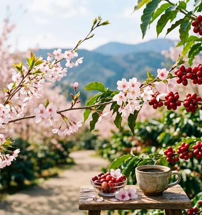 ブラジル・さくらブルボン【中煎り・完熟ブルボン種のフレッシュでさわやかな甘み】150g/500g