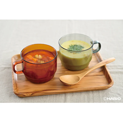 HARIO COLORS スタックマグカップ 300mL（アンバー）（グレー）