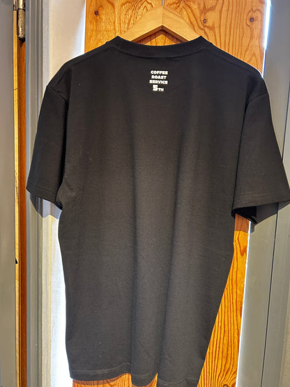 WOODWOOD 5th Anniversary T-Shirt “6th Edition”｜United Athle 5.6oz｜Black｜Lサイズ