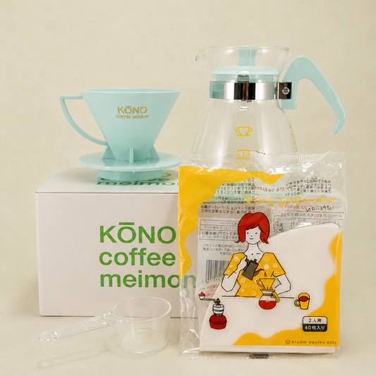 KONO式 コーノ 名門2人用ドリッパーセット限定カラー ミントブルー