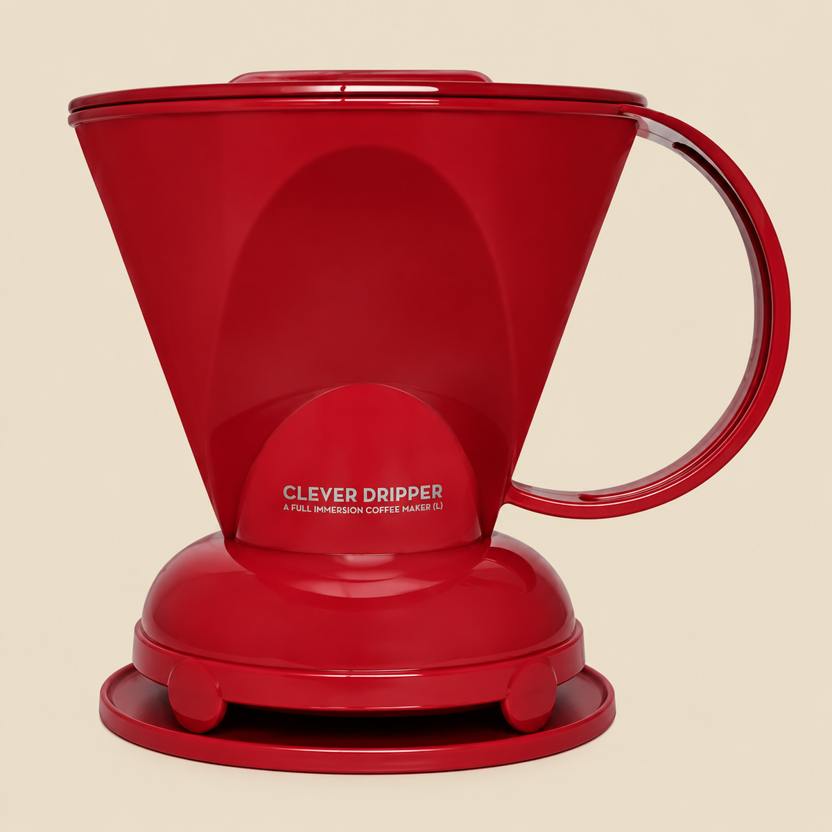 CLEVER クレバー コーヒードリッパー Lサイズ 赤レッド 2～3杯用(500ml)